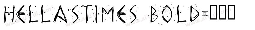 HellasTimes Bold字体转换